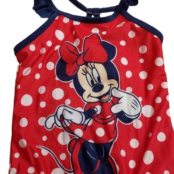 Disney Junior Minnie mouse swimsuit 2T - Picture 2 of 3